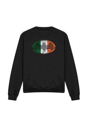 Cotton Soul, BATMANIRISH CELTIC SYMBOL - Sweatshirt - black