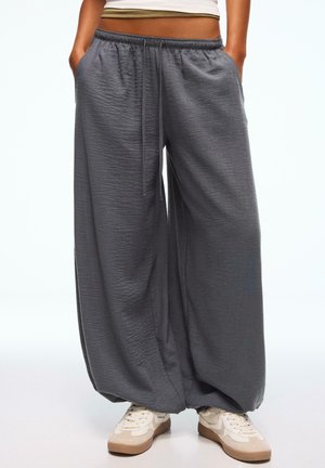 RUSTIC BLOOMER - Nohavice - dark grey