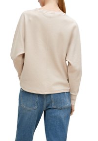 comma casual identity T-shirt à manches longues - beige