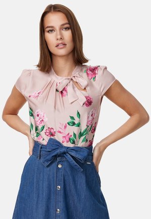 Print T-shirt - peach whip