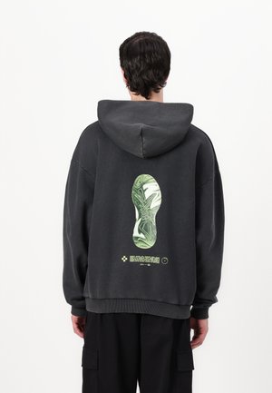 BOXY HOODIE UNISEX - Sweatshirt - black