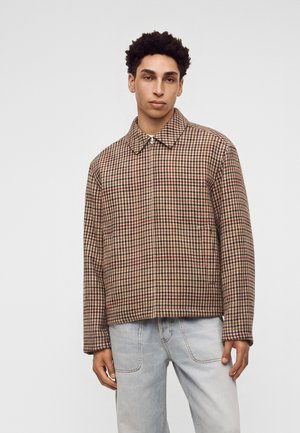 Tommy Hilfiger WOOL CHECK IVY - Καλοκαιρινό μπουφάν - brown check