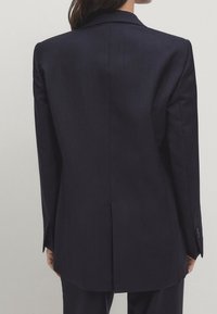 Massimo Dutti Cappotto corto - blue-black denim