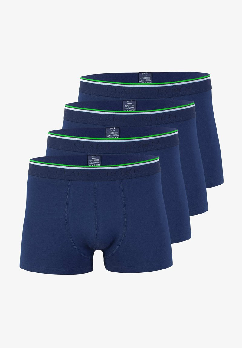 Clark Crown 4ER PACK - Boxers - marineblau