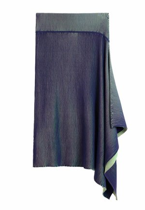 Desigual, LONG KNIT SKIRT - A-Linien-Rock - blue