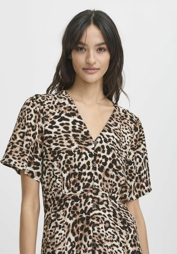 BYMmmjoella - Shirt dress - birch leopard4