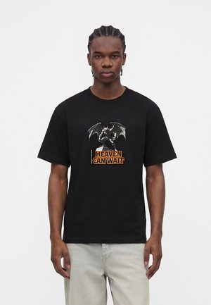 HUF HEAVEN CAN WAIT TEE UNISEX - T-shirt print - black