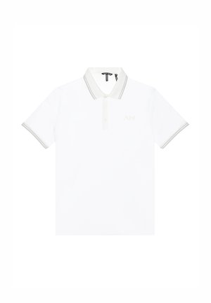 REGULAR FIT IN MERCERIZED WITH EMBROIDERED LOGO - Polo - cream