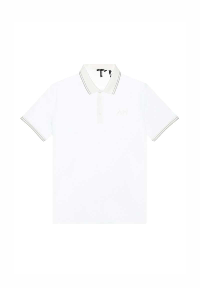 Antony Morato REGULAR FIT IN MERCERIZED WITH EMBROIDERED LOGO - Polo - cream