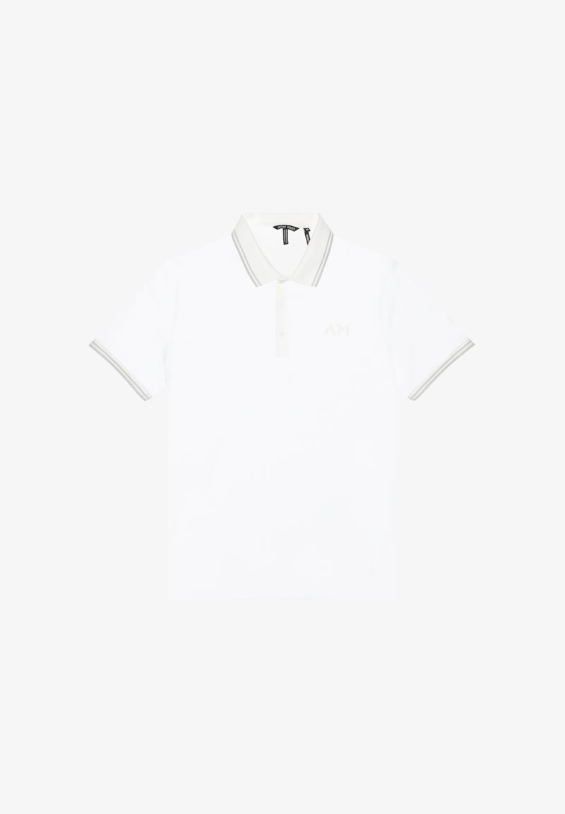 Antony Morato REGULAR FIT IN MERCERIZED WITH EMBROIDERED LOGO - Polo - cream