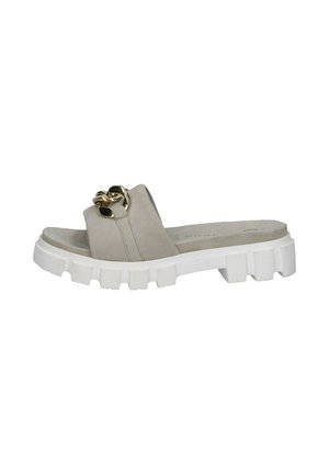 MARY - Pantolette flach - grau