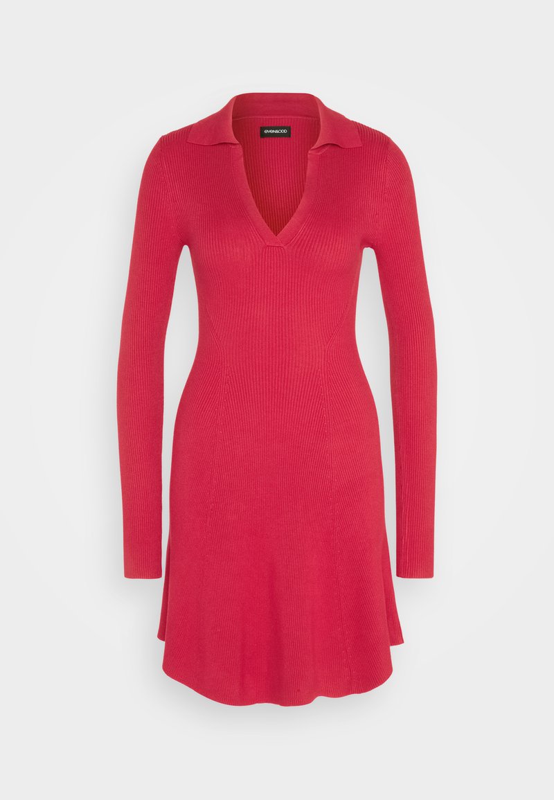 Even&Odd Gebreide jurk rood Even&Odd Gebreide jurk rood