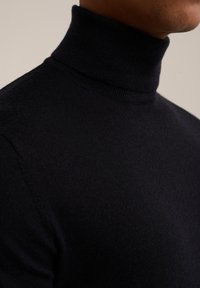 WE Fashion THE MERINO KNIT - Pulover - black