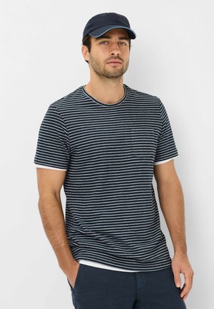 BRAX STYLE TIMO  - Print T-shirt - navy