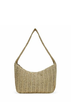 Bosanova, BOLSO DE HOMBRO DORADO EN RAFIA - Bolso de mano - oro