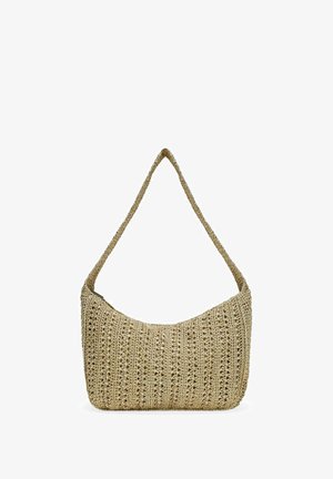 Bosanova, BOLSO DE HOMBRO DORADO EN RAFIA - Bolso de mano - oro