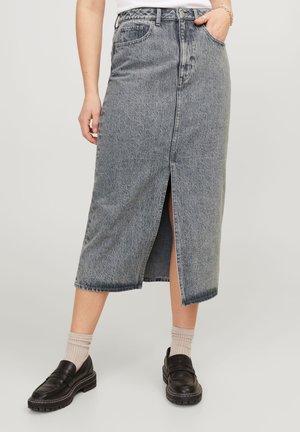 Denim skirt - grey denim