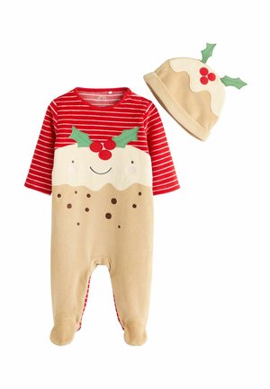 CHRISTMAS ELF REGULAR FIT SET - Beanie - red pudding