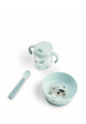 Done By Deer, FOODIE WEANING SET TINY FARM BLUE - Servicesæt til børn - blue