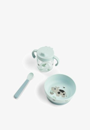 Done By Deer, FOODIE WEANING SET TINY FARM BLUE - Servicesæt til børn - blue