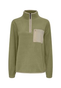 Oxmo Felpa in pile - grey denim