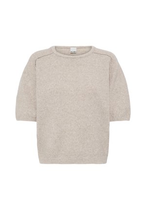 ICHI, IHDASILA SS2 - T-Shirt basic - oatmeal melange