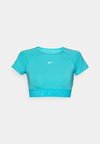 PRO - Sportiniai marškinėliai trumpomis rankovėmis - dusty cactus/green abyss/white