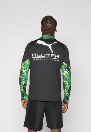 BMG TRAINING 1/4 ZIP TOP - Maillot de gardien de but - black/green glare