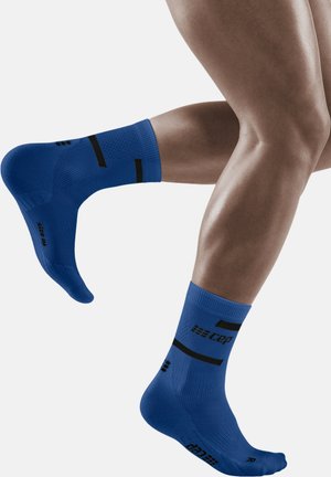THE RUN COMPRESSION SOCKS MID CUT MEN - MADE IN GERMANY - Sports socks - blue
