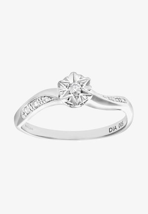 DIAMANT L'ÉTERNEL, 9CT ACCENT EU SIZE - 56 - Prsteň - silver coloured