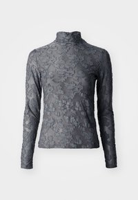 VMINA HIGH NECK - Ilgarankovis viršutinės dalies drabužis - asphalt