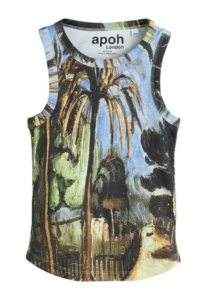 Next, REGULAR FIT - MONET LICENCE GRAPHIC PRINTED RACER  - Topp - blue
