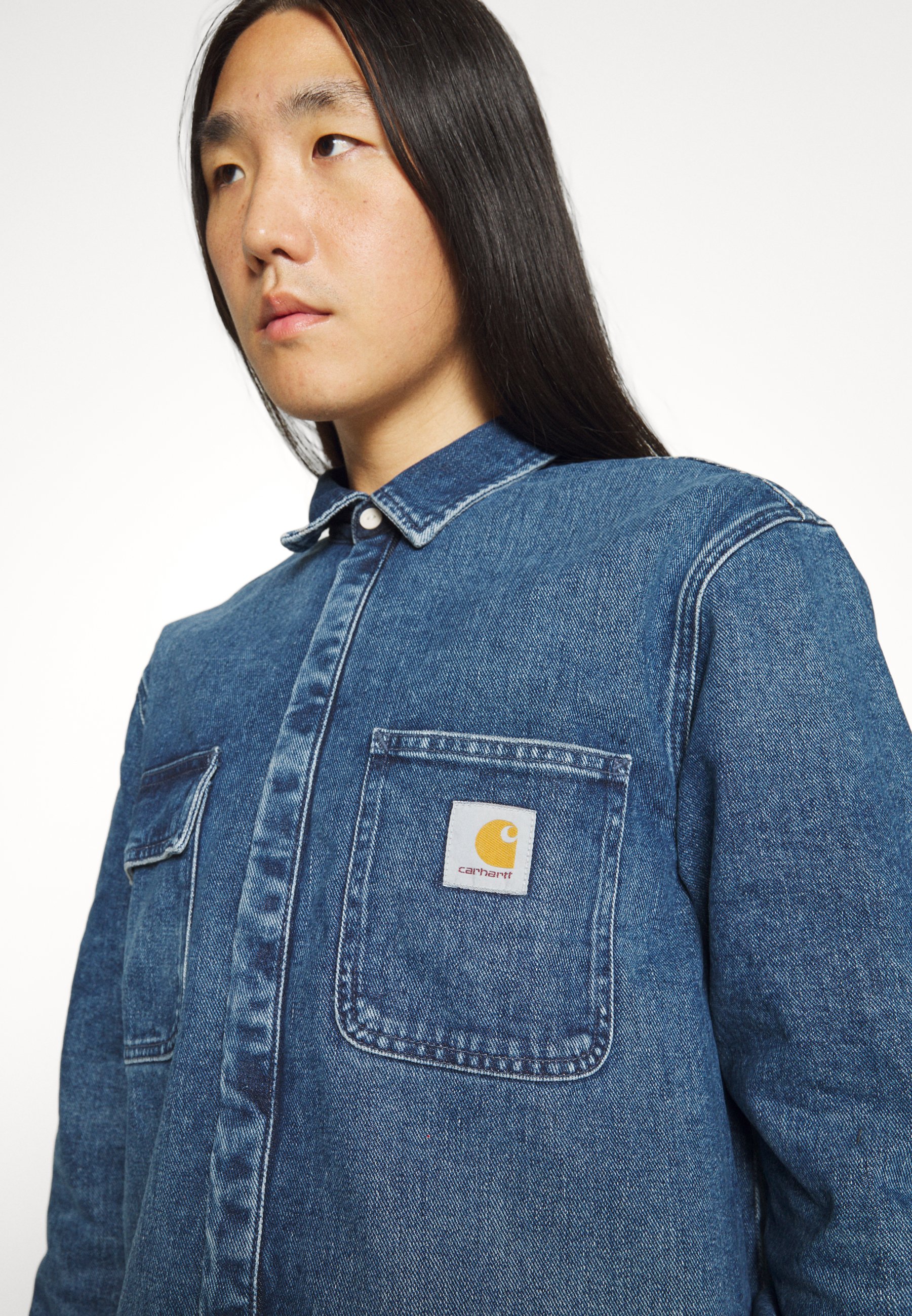 bleached carhartt shirt