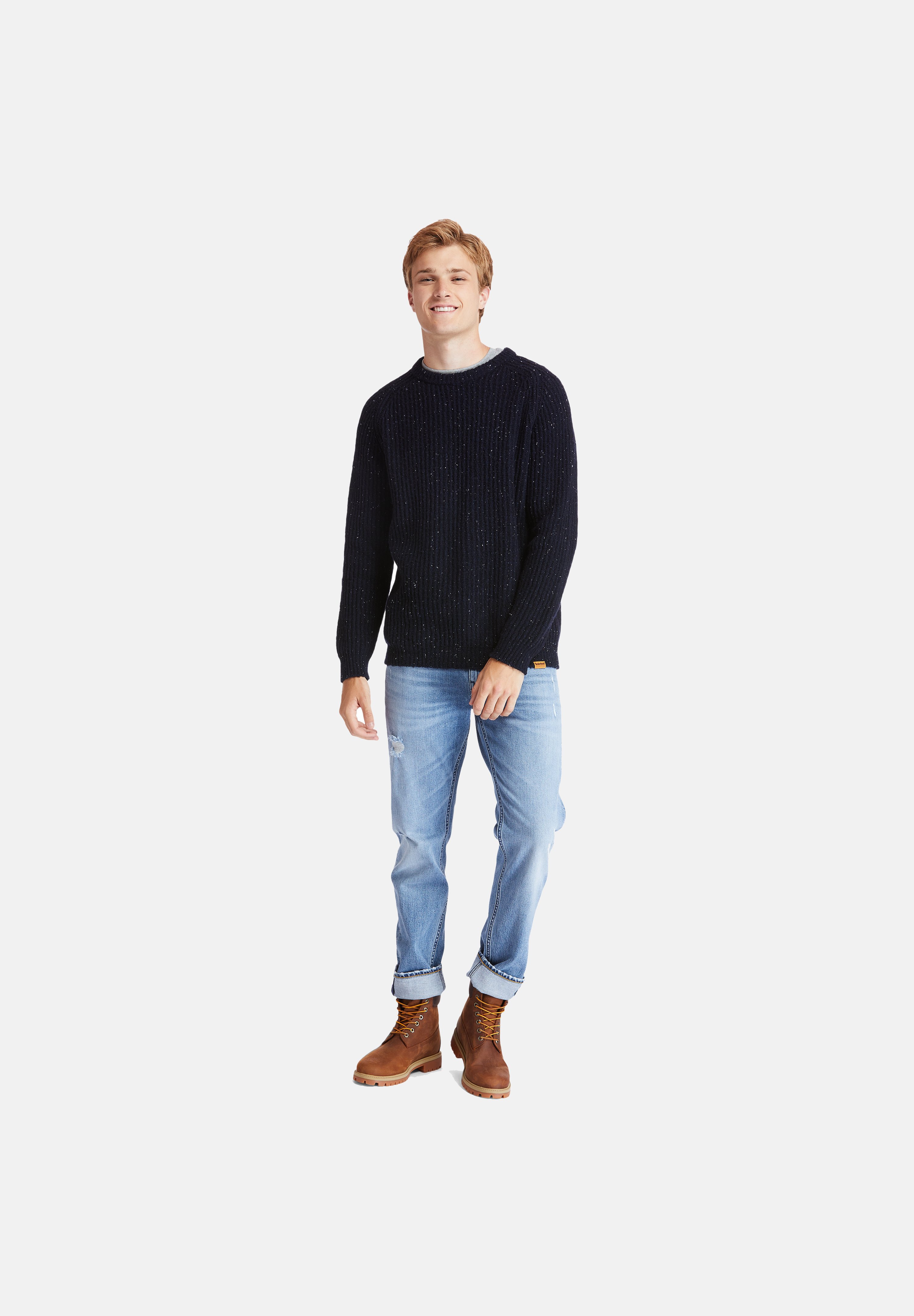 Timberland Basics Uomo | Timberland Maglione a Trecce Phillips Brook Verde  Acqua • Damimaier