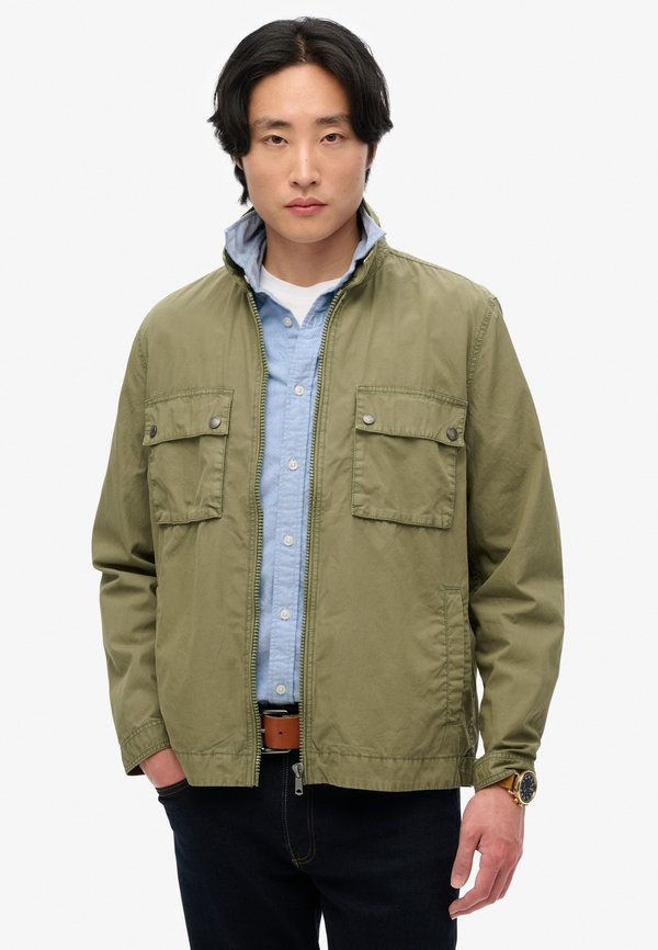 ESSENTIALS ZIP THROUGH - Leichte Jacke - olive khaki