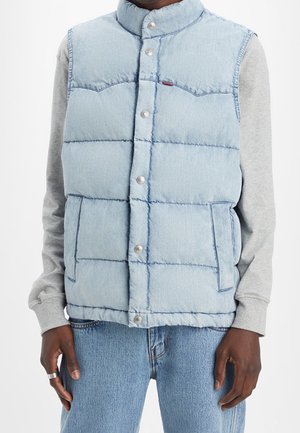 Vest - blue denim