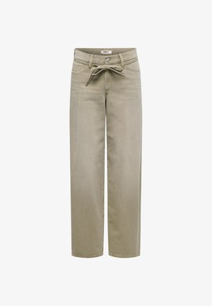 ONLY, ONLGIANNA MW STRAIGHT COLOR DNM DOT - Avar lõikega teksad - sage green