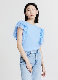 Calliope T-shirt con stampa - celeste