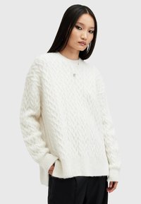 AllSaints SIRIUS CABLE CREW - Trui - white