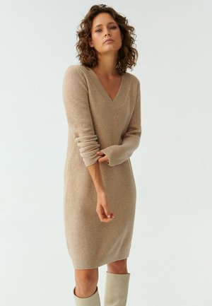 PLITI - Abito in maglia - beige