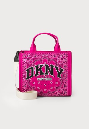 HANDLEE BANDANA TOTE - Handbag - festive pink