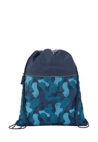 coocazoo SET CLOUDY CAMOU 3-TEILIG - Schulranzen Set - blau