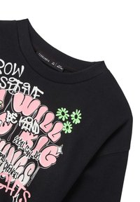 Terranova CROP GRAFFITI  - Felpa - nero