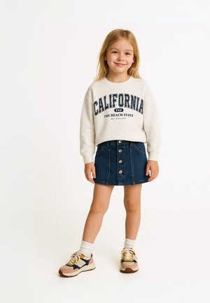 GRAPHIC CREW NECK - Športni pulover - white