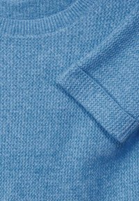 Street One Stickad tröja - mottled blue
