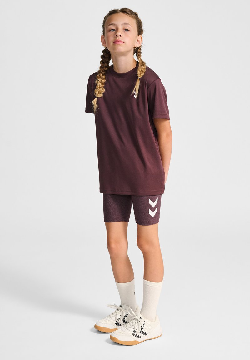 Hummel - LOGO - Leggings - fudge melange, Agrandir