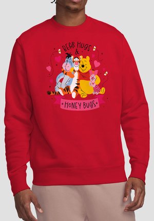 Disney, WINNIE THE POOH BEAR HUGS - Sweatshirt - red