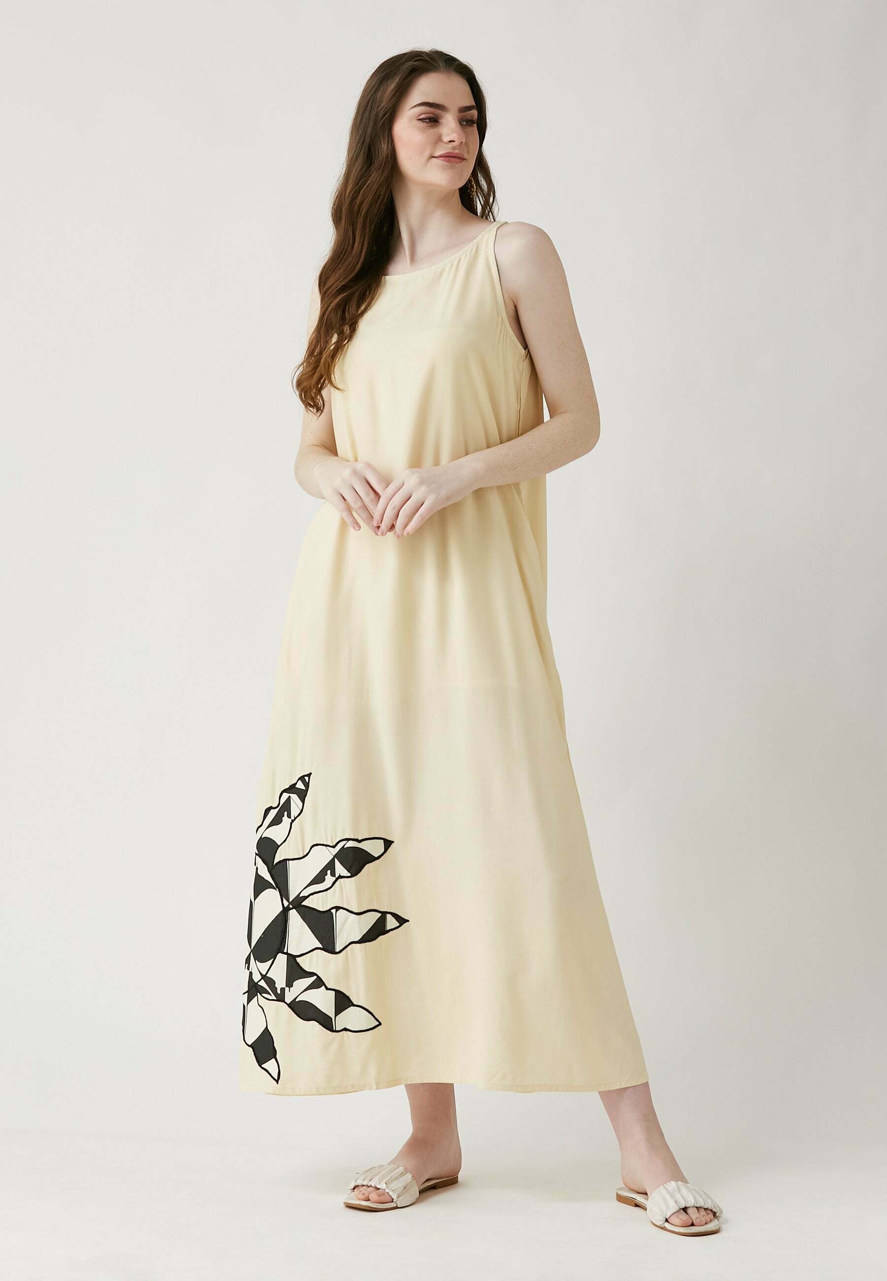 Be Sunset ALANI - Maxi dress - beige - Zalando.ie