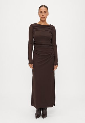 BRITTANY - Maksi suknelė - dark chocolate