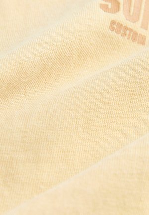 Next RELAXED FIT WASHED SHORT SLEEVE GRAPHIC - Print T-shirt - yellow back print